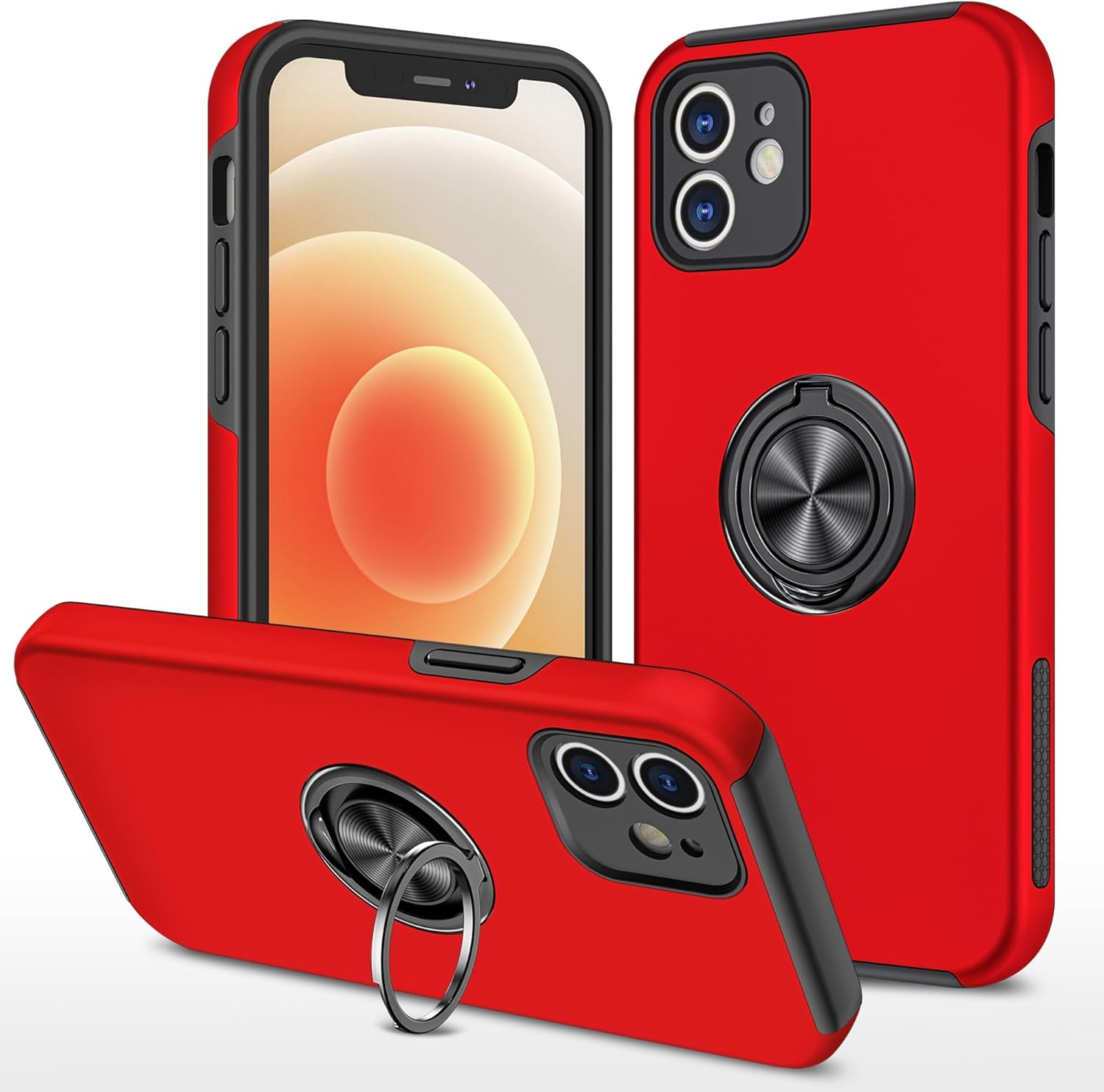 Coque hybride magnétique invisible pour iPhone 12 Mini Coque hybride magnétique invisible pour iPhone 12 Mini